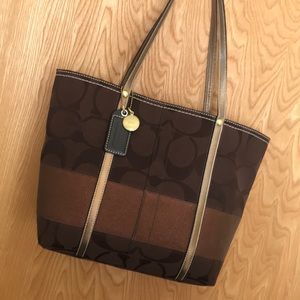 Brown Coach Tote